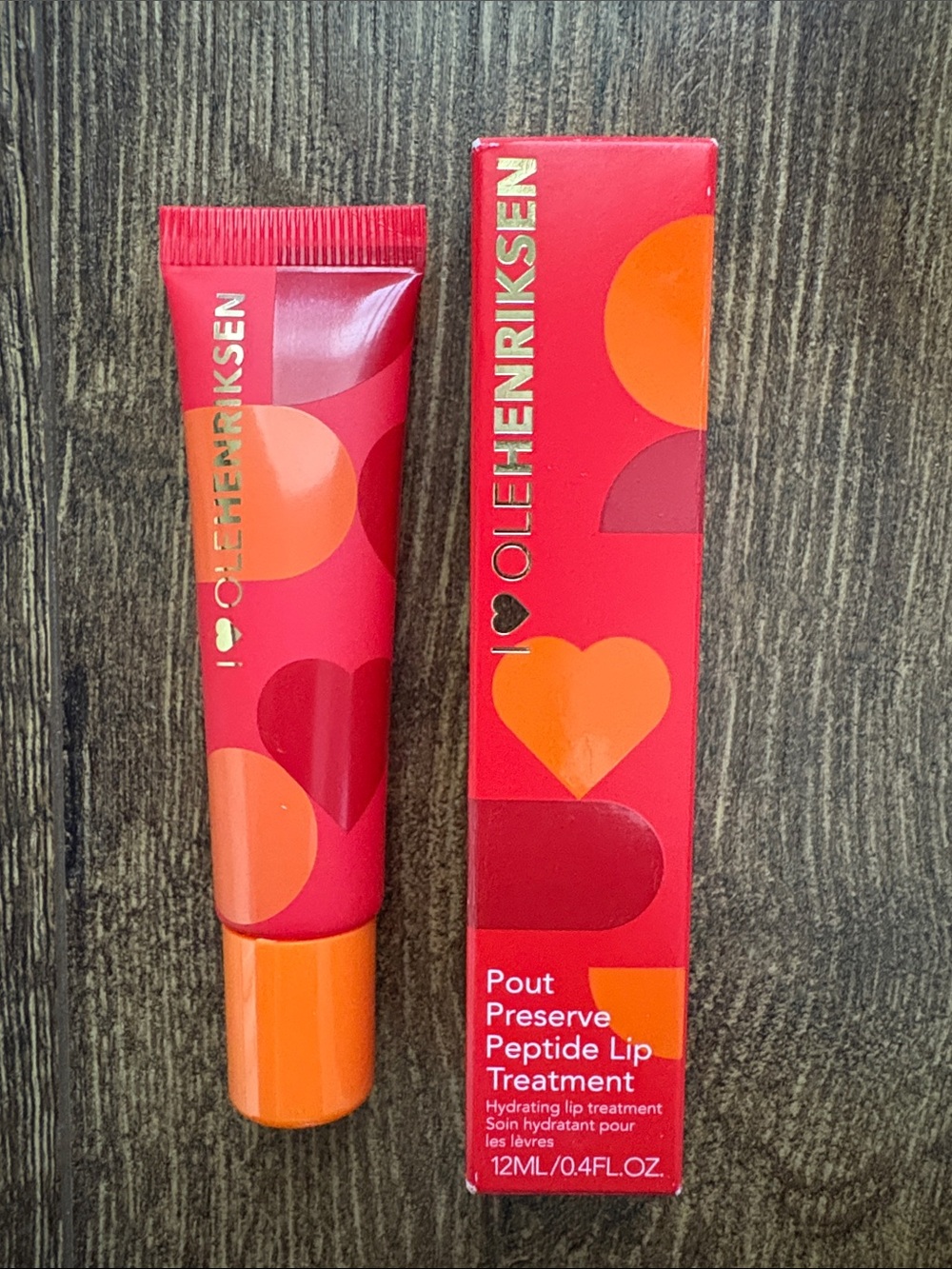 Ole Henriksen Pout Preserve Peptide Lip Treatment, Blood Orange Spritz BNIB